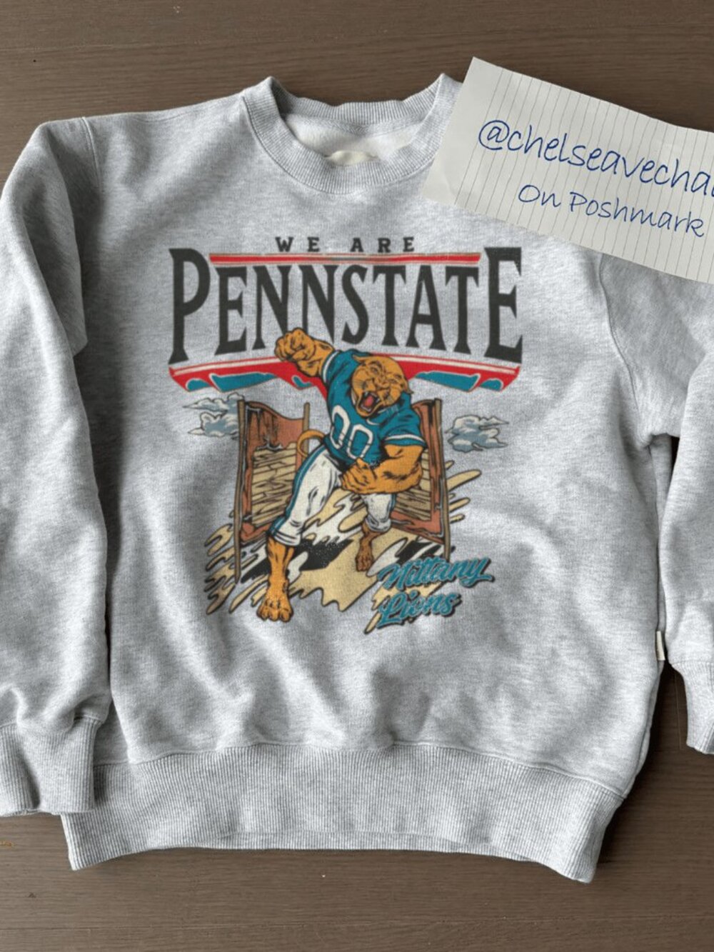 Vintage Penn State Nittany Lions Crewneck Sweatshirt, Penn State University Tee